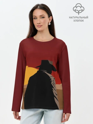 Лонгслив женский. Хлопок / Red Dead Redemption 2