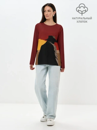 Лонгслив женский. Хлопок / Red Dead Redemption 2
