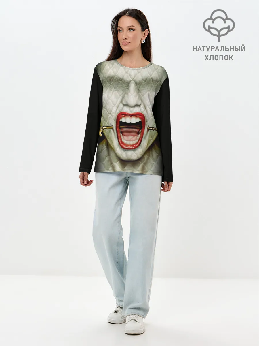 Лонгслив женский. Хлопок / American Horror Story