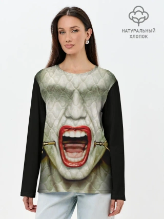 Лонгслив женский. Хлопок / American Horror Story
