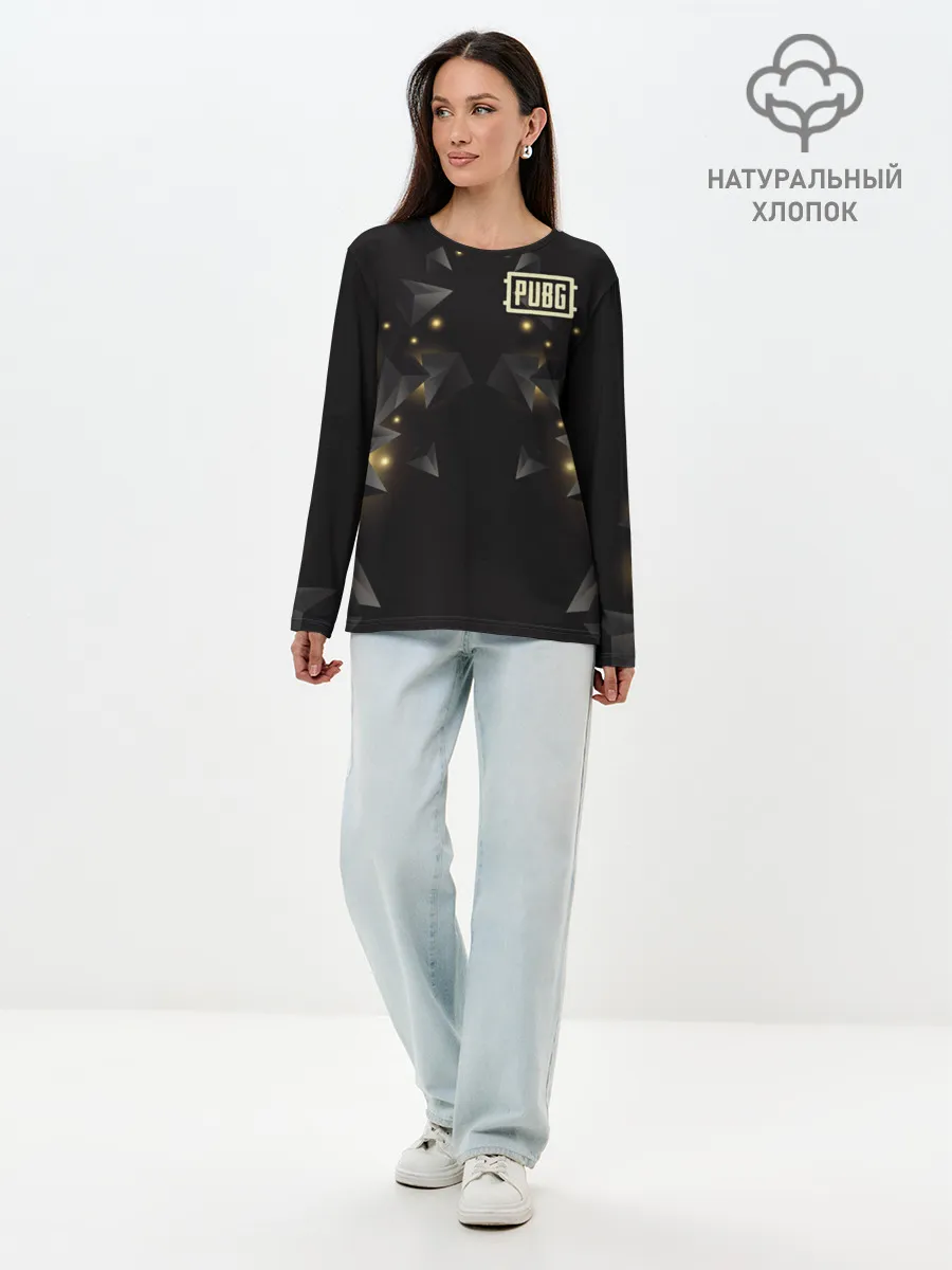 Лонгслив женский. Хлопок / PUBG Guard Light