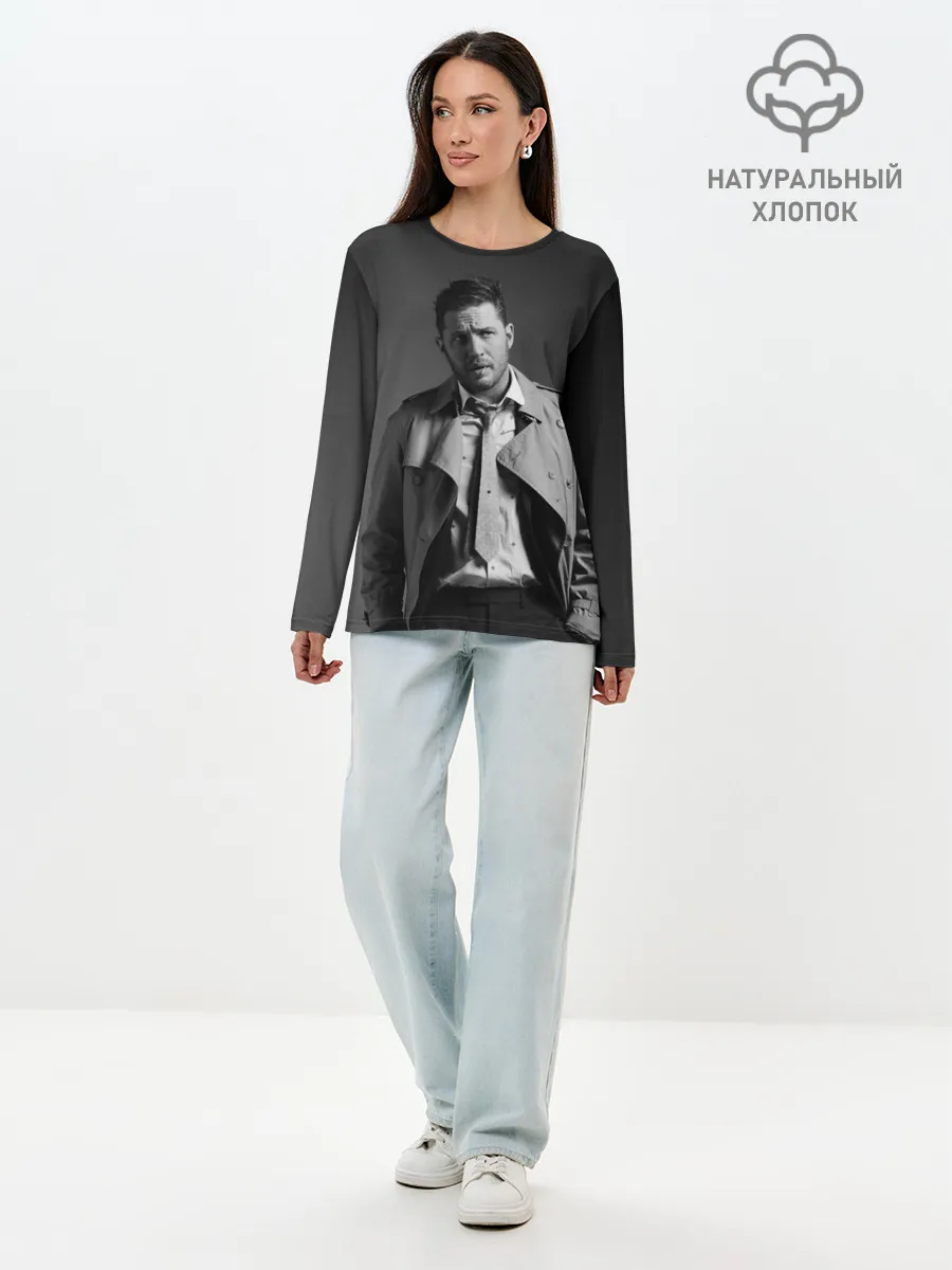 Лонгслив женский. Хлопок / Том Харди