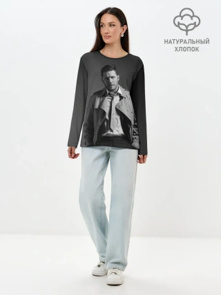 Лонгслив женский. Хлопок / Том Харди