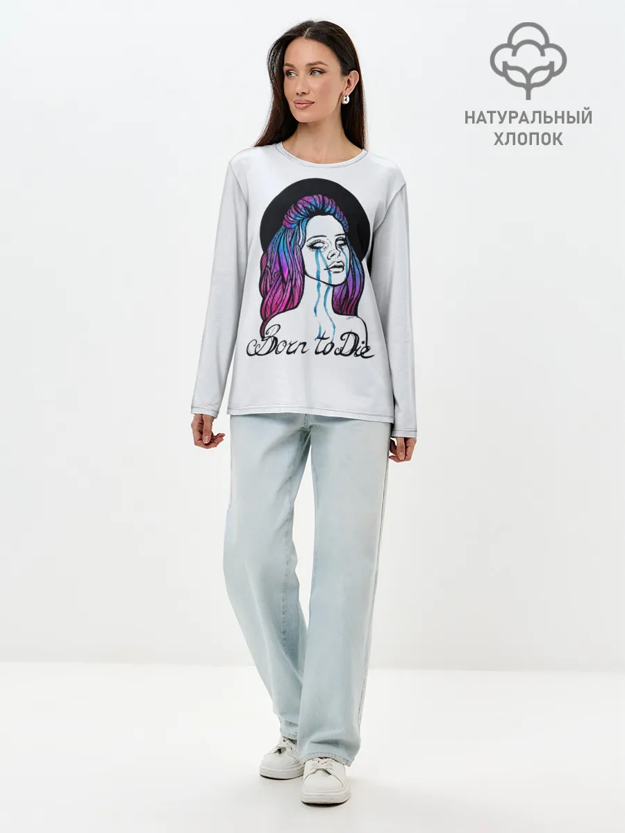 Лонгслив женский. Хлопок / Born To Die