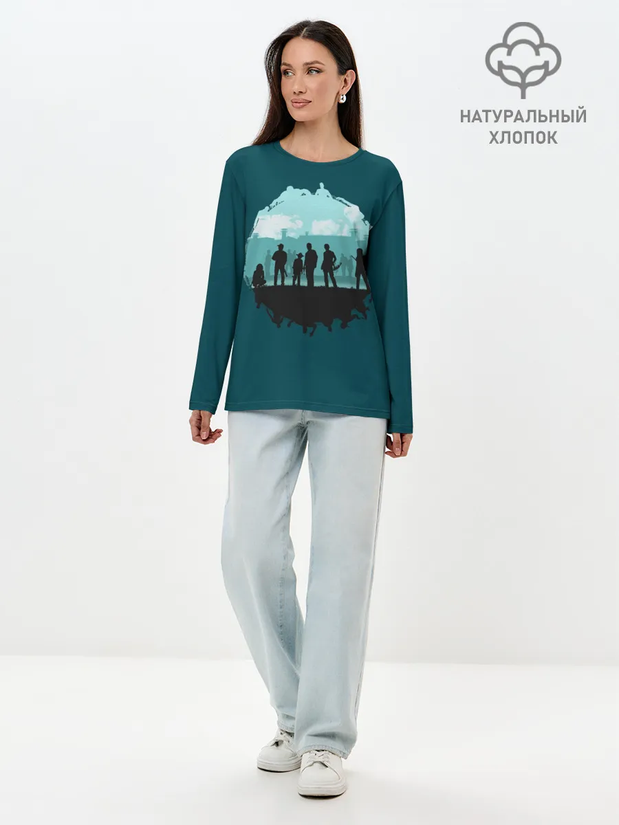 Лонгслив женский. Хлопок / Ходячие Мертвецы