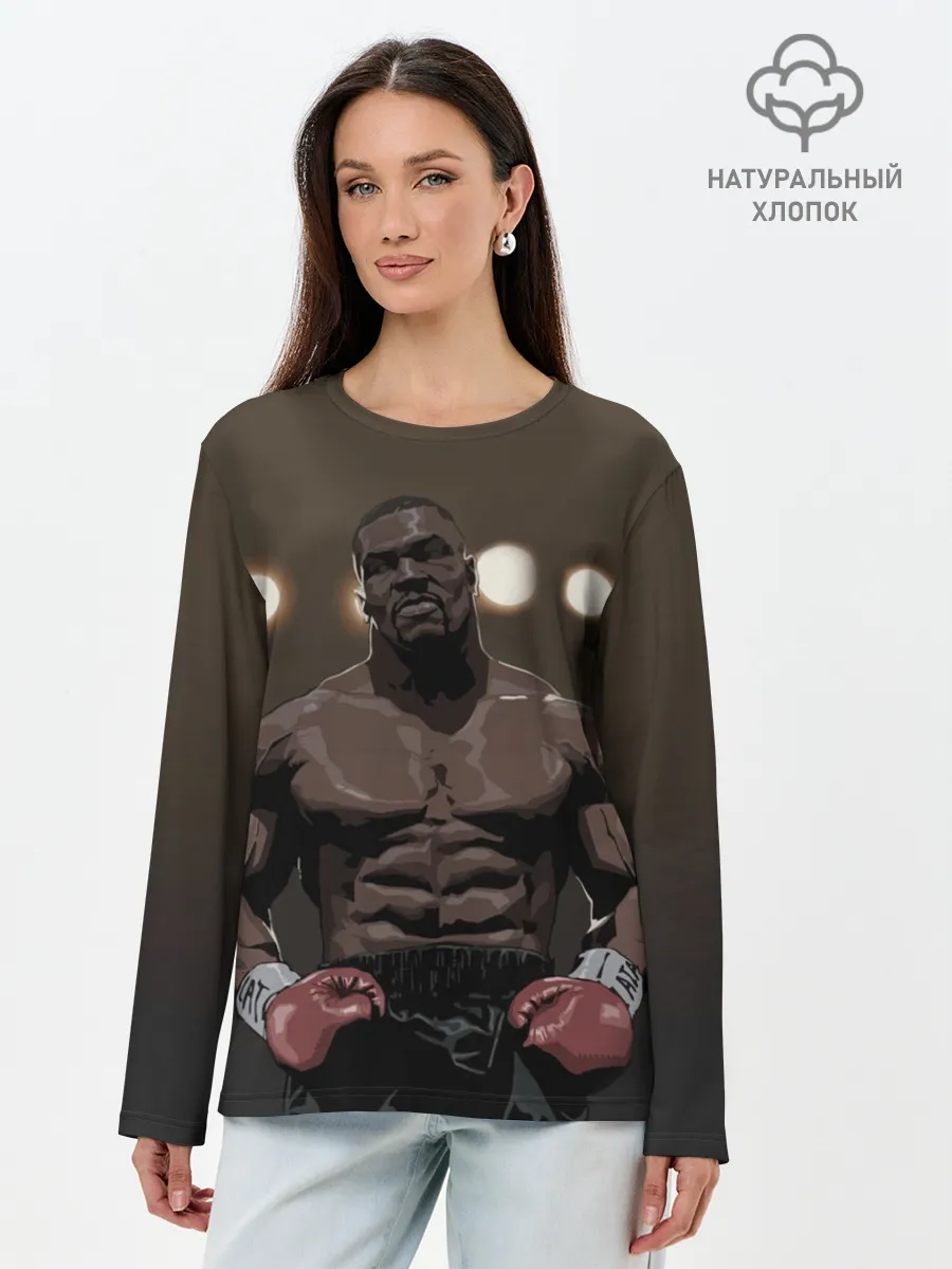 Лонгслив женский. Хлопок / Myke Tyson_7