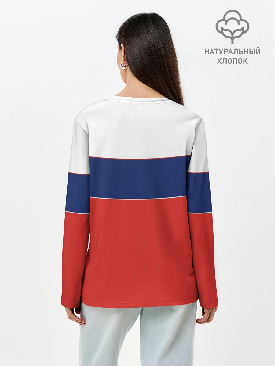 Лонгслив женский. Хлопок / Team Russia