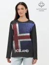Лонгслив женский. Хлопок / Iceland