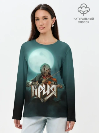 Лонгслив женский. Хлопок / Химера