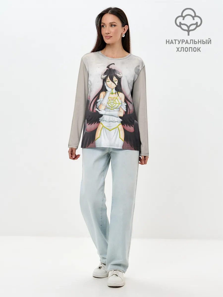Лонгслив женский. Хлопок / Оверлорд Ангел