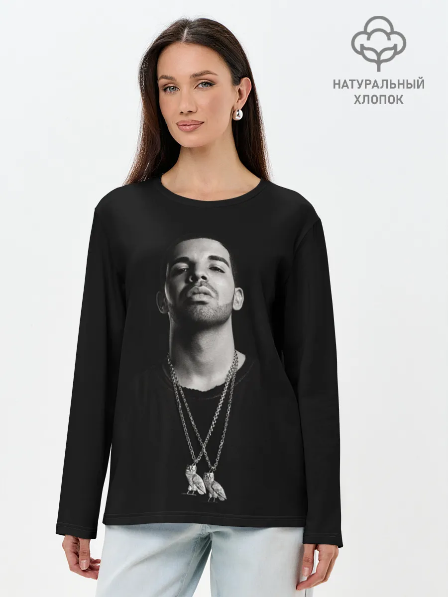 Лонгслив женский. Хлопок / Drake