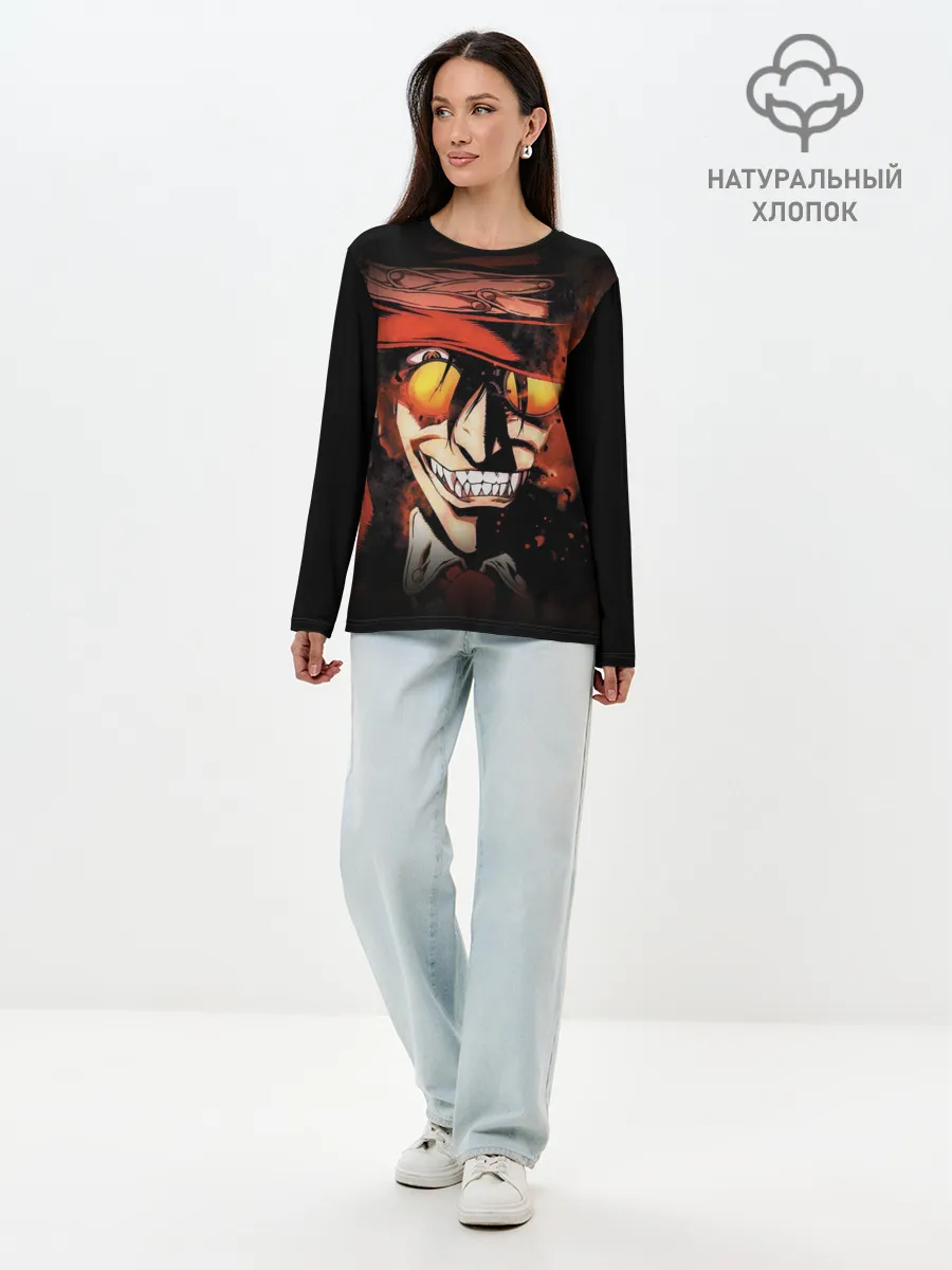 Лонгслив женский. Хлопок / 1234