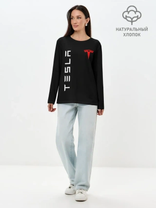 Лонгслив женский. Хлопок / TESLA