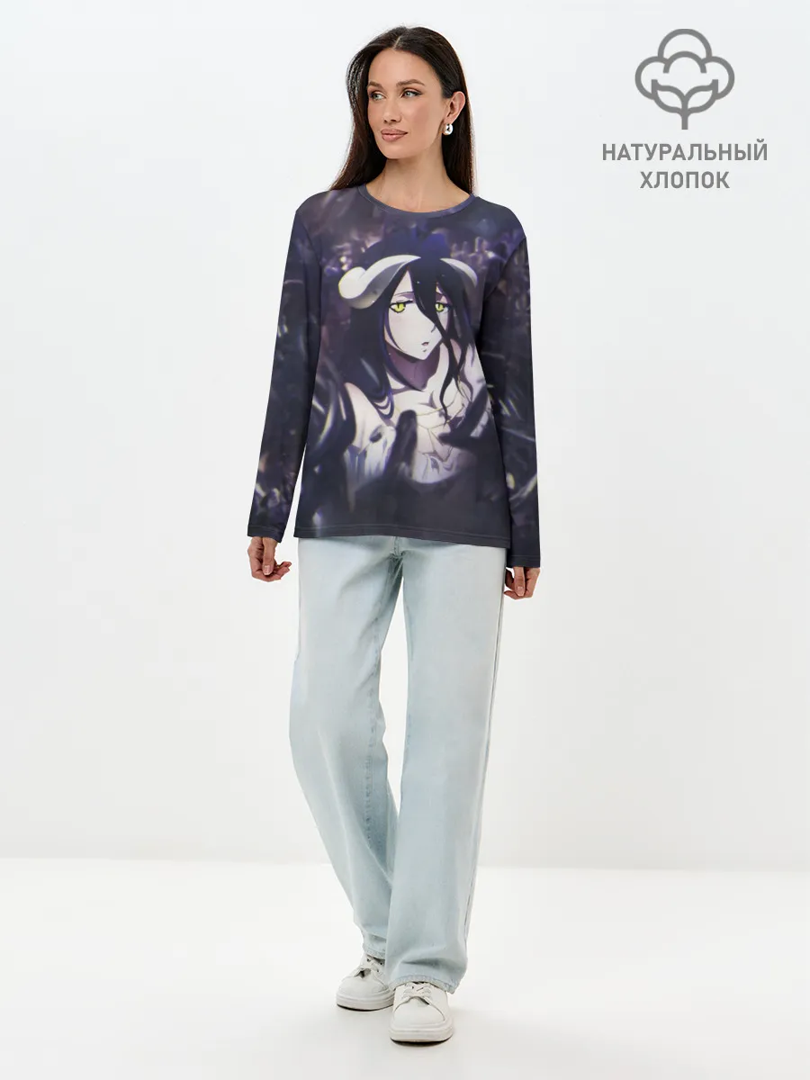 Лонгслив женский. Хлопок / Оверлорд аниме