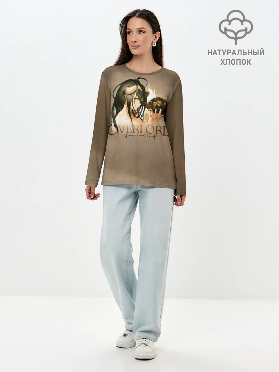 Лонгслив женский. Хлопок / Overlord Albedo