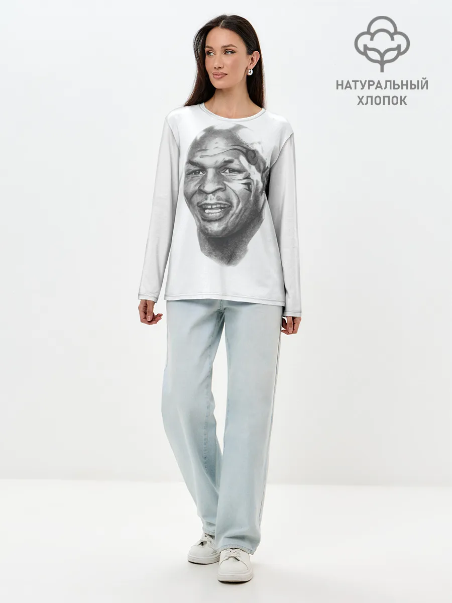 Лонгслив женский. Хлопок / Тайсон