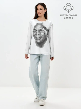 Лонгслив женский. Хлопок / Тайсон