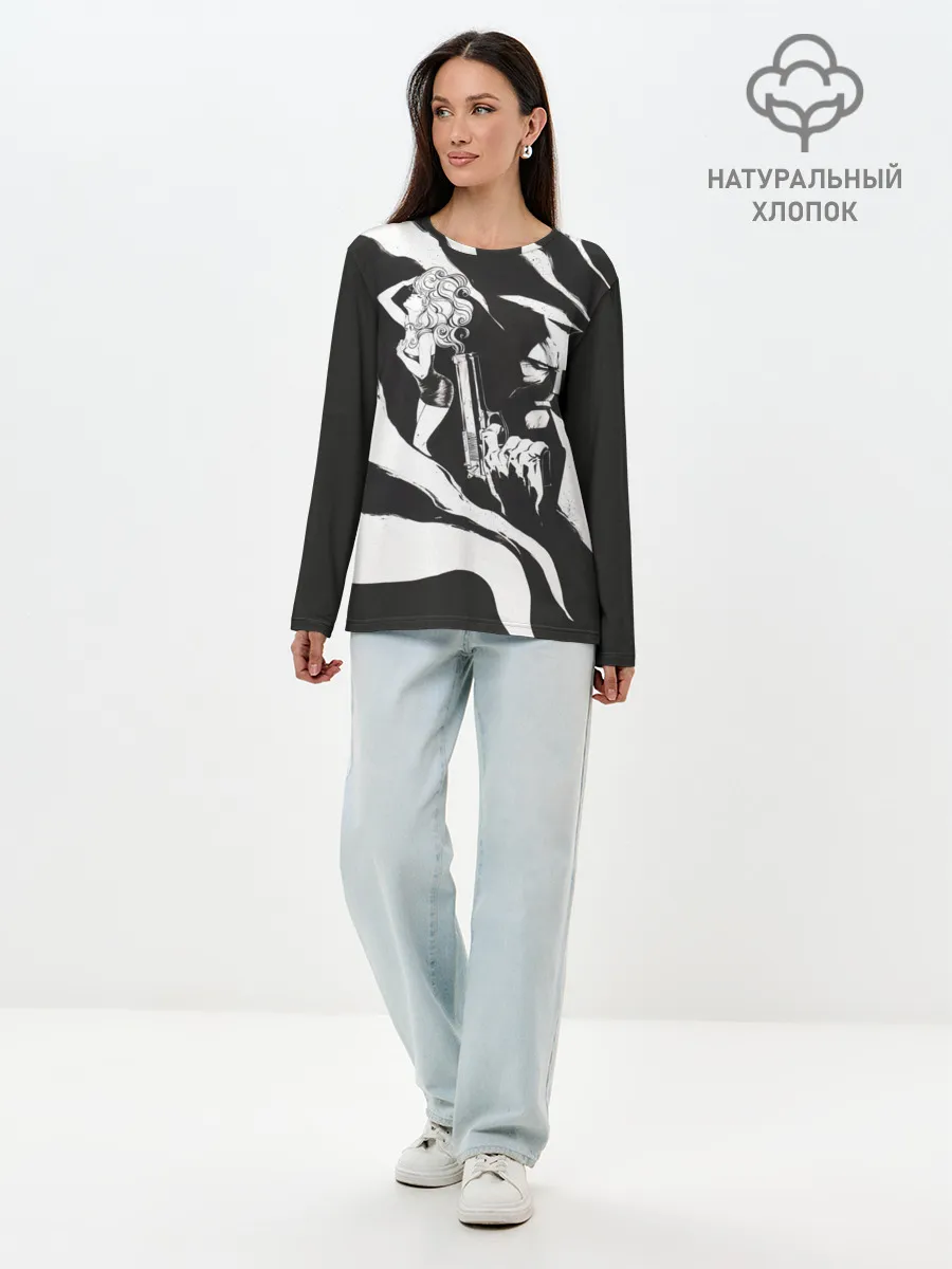 Лонгслив женский. Хлопок / Sin City