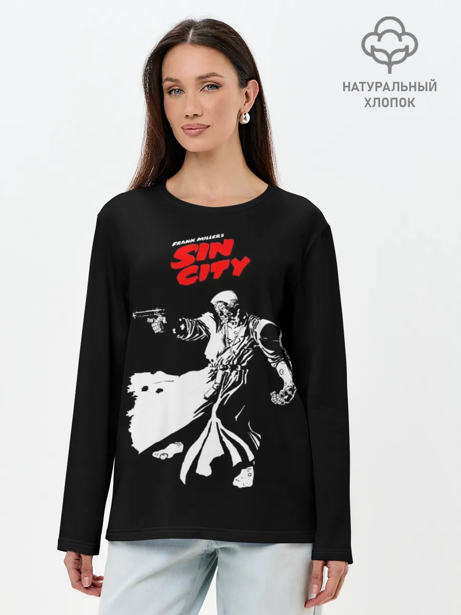 Лонгслив женский. Хлопок / Sin City - Marv