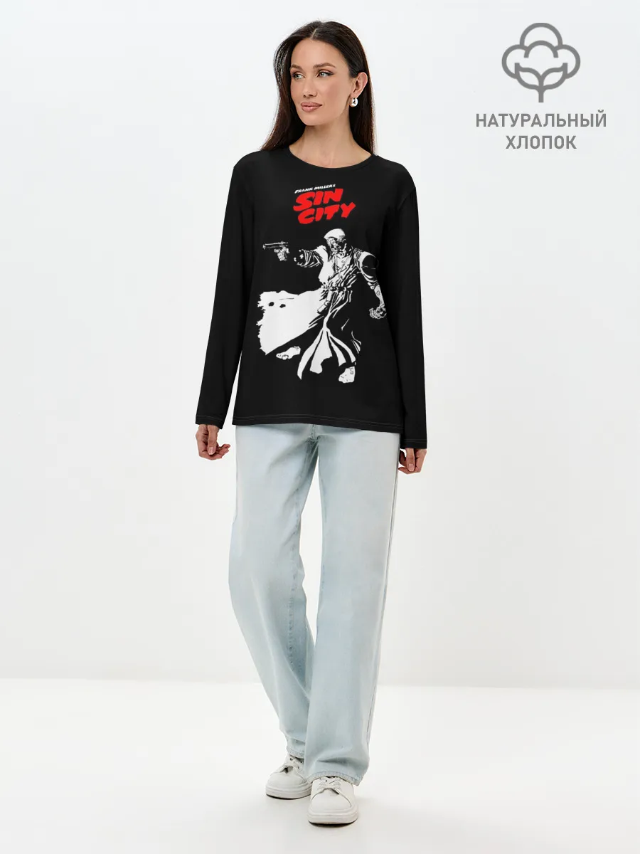 Лонгслив женский. Хлопок / Sin City - Marv