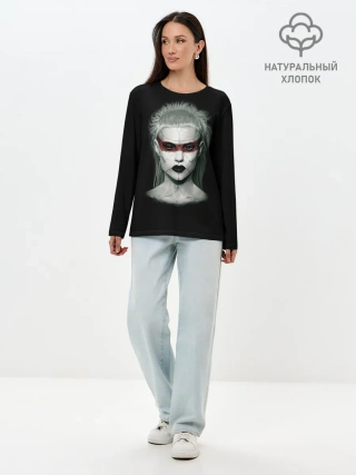 Лонгслив женский. Хлопок / Йо-Ланди Фиссер