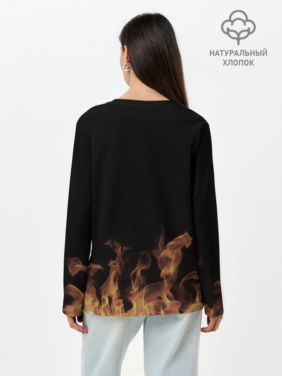 Лонгслив женский. Хлопок / Dark Souls