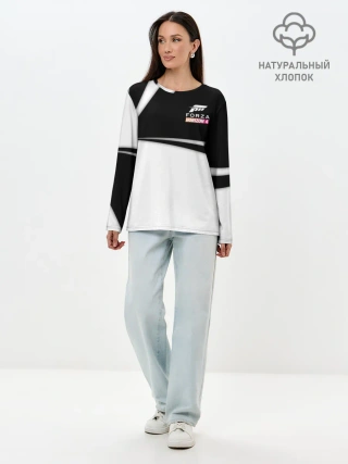 Лонгслив женский. Хлопок / FORZA HORIZON 4.