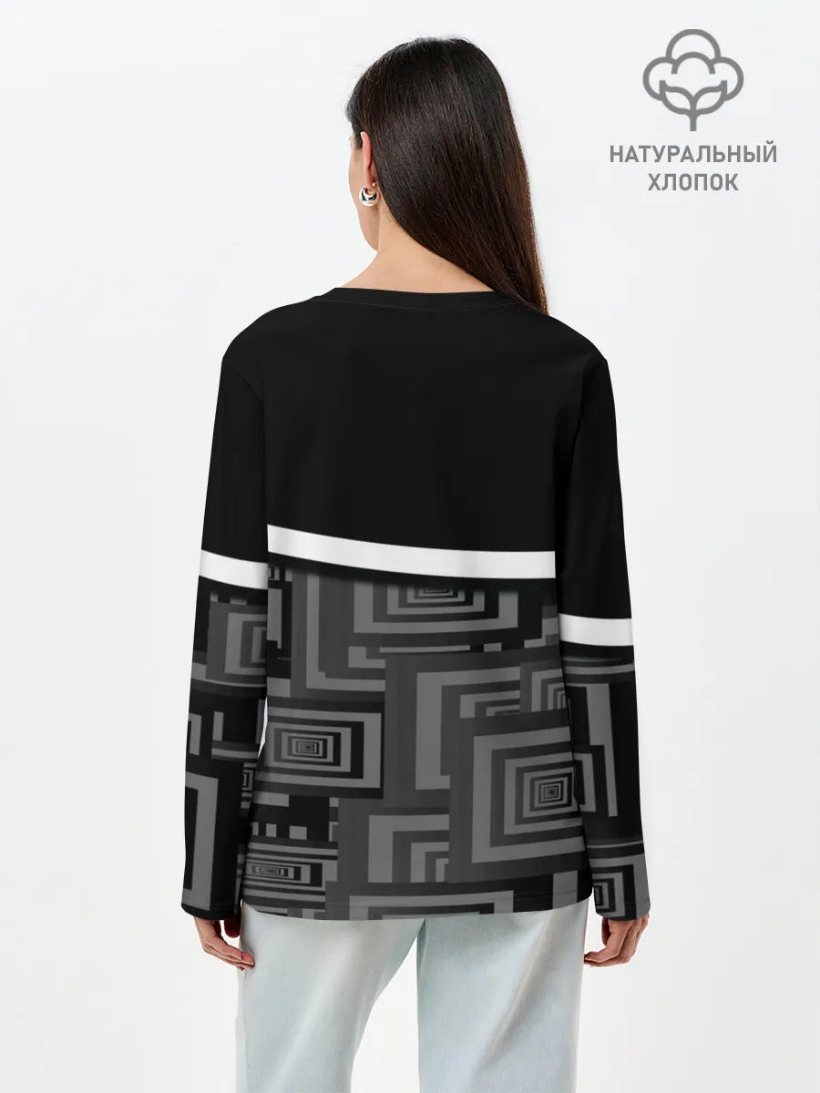 Лонгслив женский. Хлопок / HENTAI.