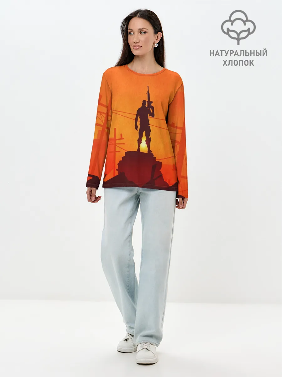 Лонгслив женский. Хлопок / FORTNITE