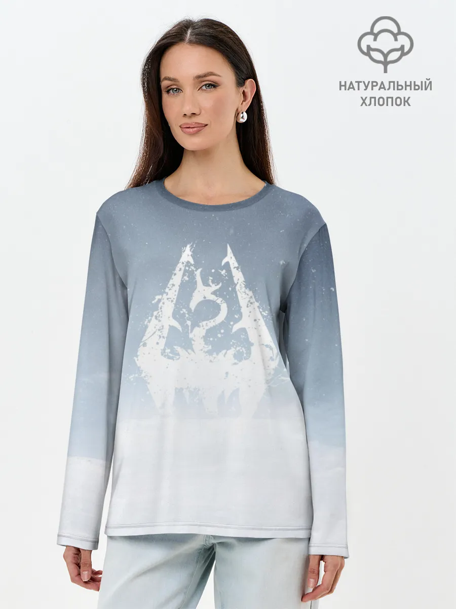 Лонгслив женский. Хлопок / TES SKYRIM