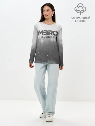 Лонгслив женский. Хлопок / METRO WINTER