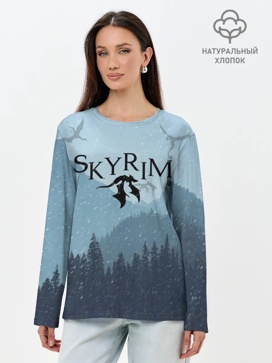 Лонгслив женский. Хлопок / TES SKYRIM