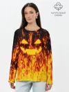 Лонгслив женский. Хлопок / FIRE PUMPKIN