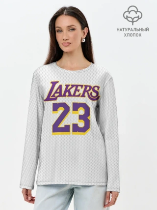 Лонгслив женский. Хлопок / James 18-19 third LA Lakers