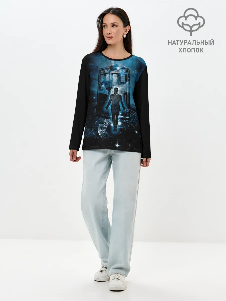 Лонгслив женский. Хлопок / Doctor Who
