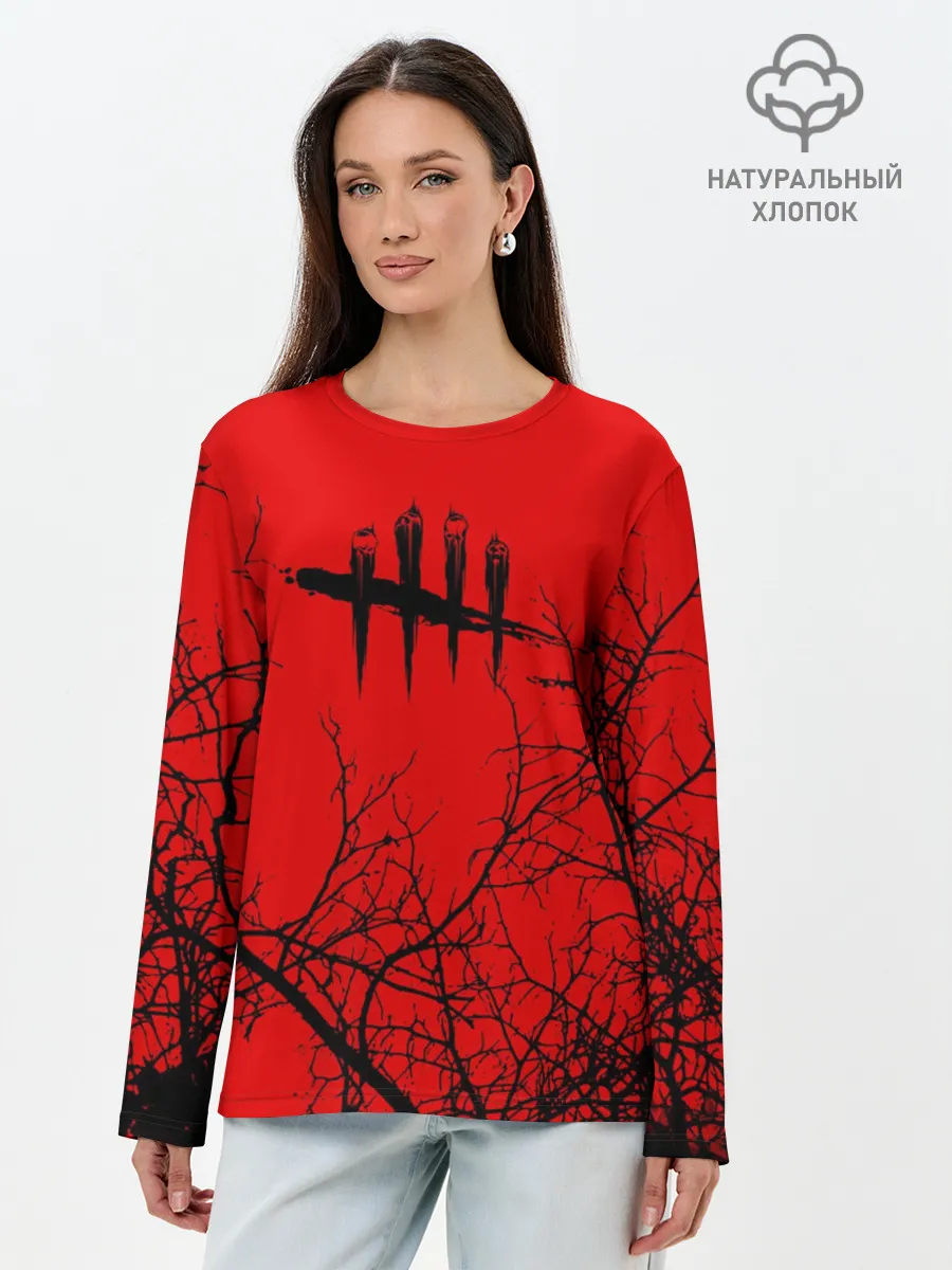 Лонгслив женский. Хлопок / Dead by Daylight