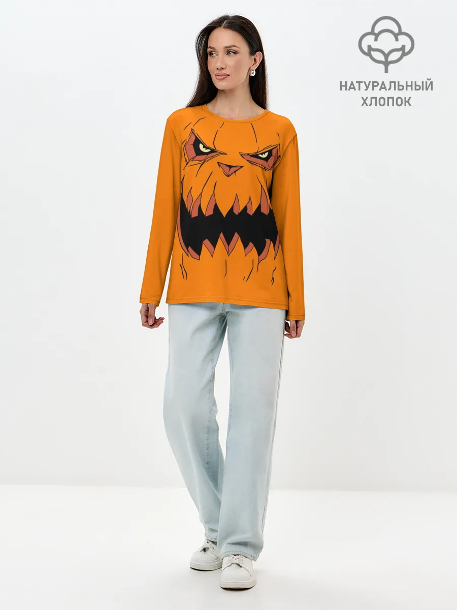 Лонгслив женский. Хлопок / Halloween