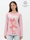 Лонгслив женский. Хлопок / Piggy Time