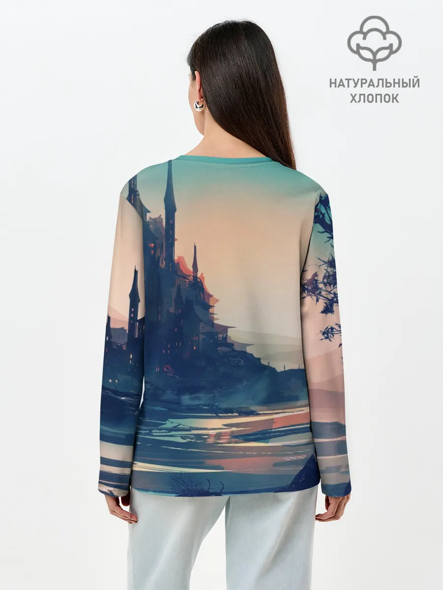 Лонгслив женский. Хлопок / The Elder Scrolls