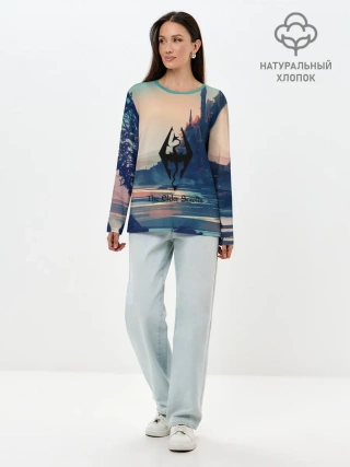 Лонгслив женский. Хлопок / The Elder Scrolls