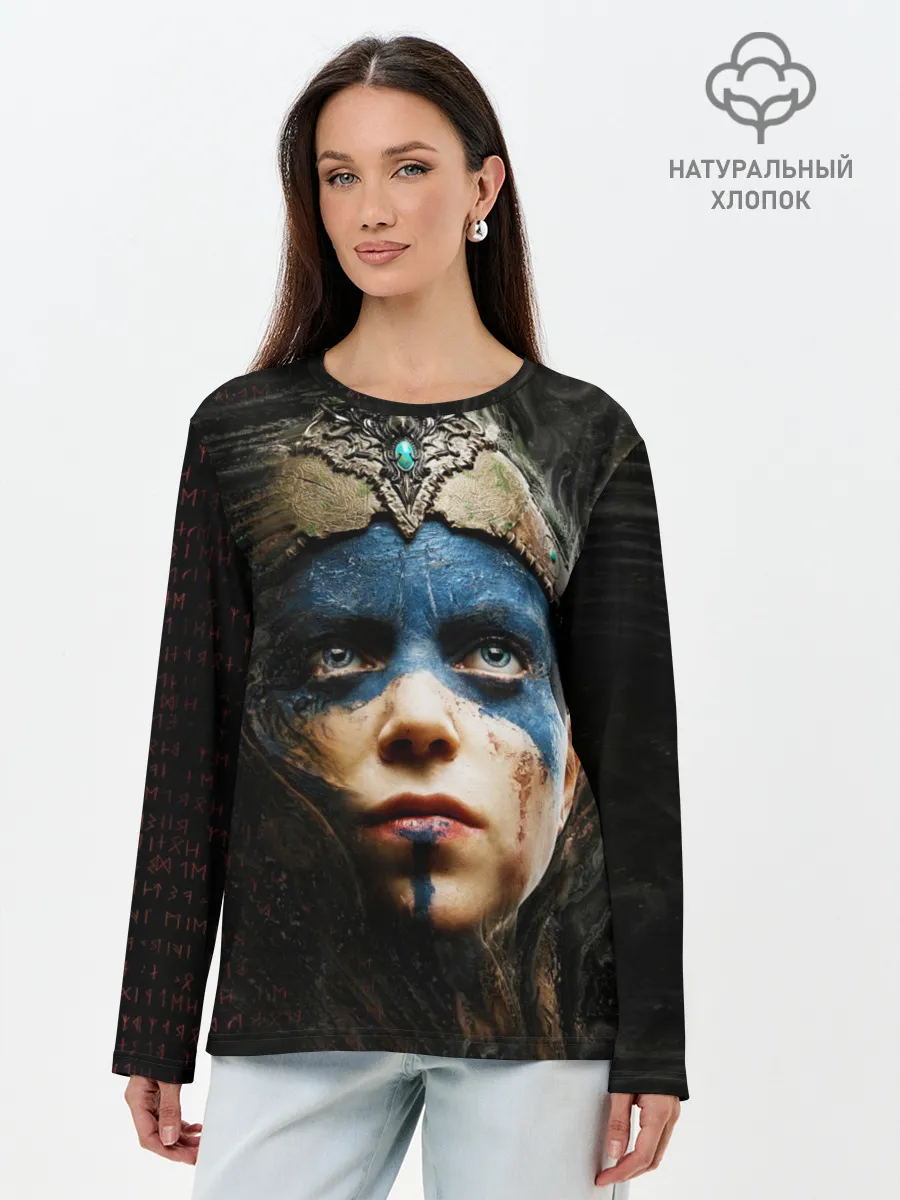 Лонгслив женский. Хлопок / Senuas Sacrifice