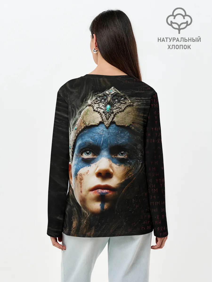 Лонгслив женский. Хлопок / Senuas Sacrifice