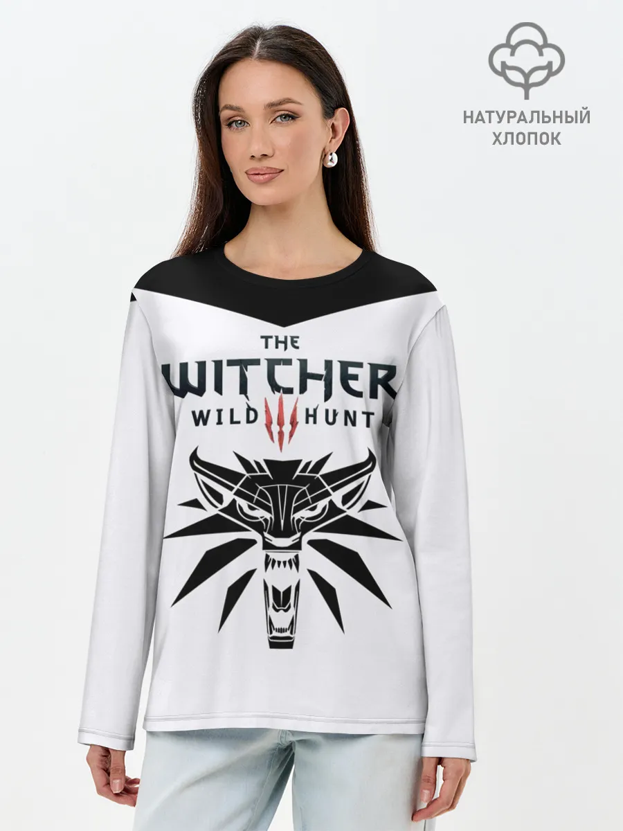 Лонгслив женский. Хлопок / THE WITCHER 3: WILD HUNT