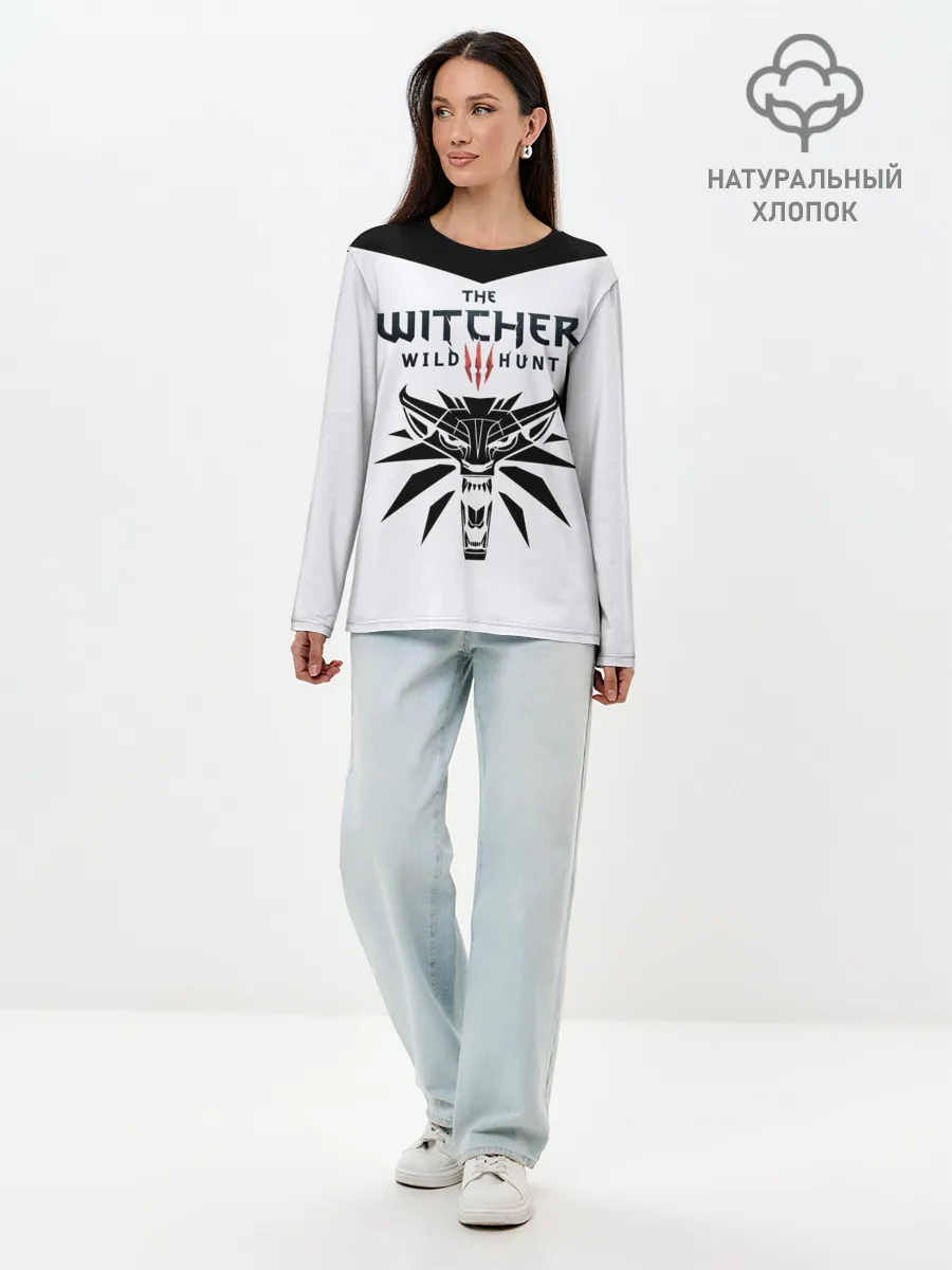 Лонгслив женский. Хлопок / THE WITCHER 3: WILD HUNT