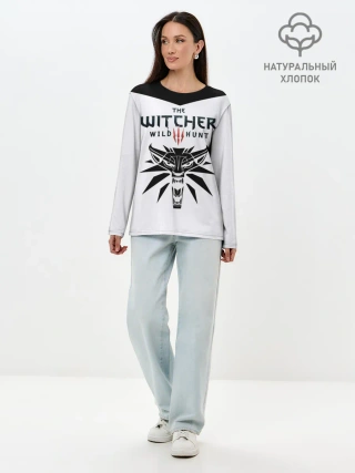 Лонгслив женский. Хлопок / THE WITCHER 3: WILD HUNT