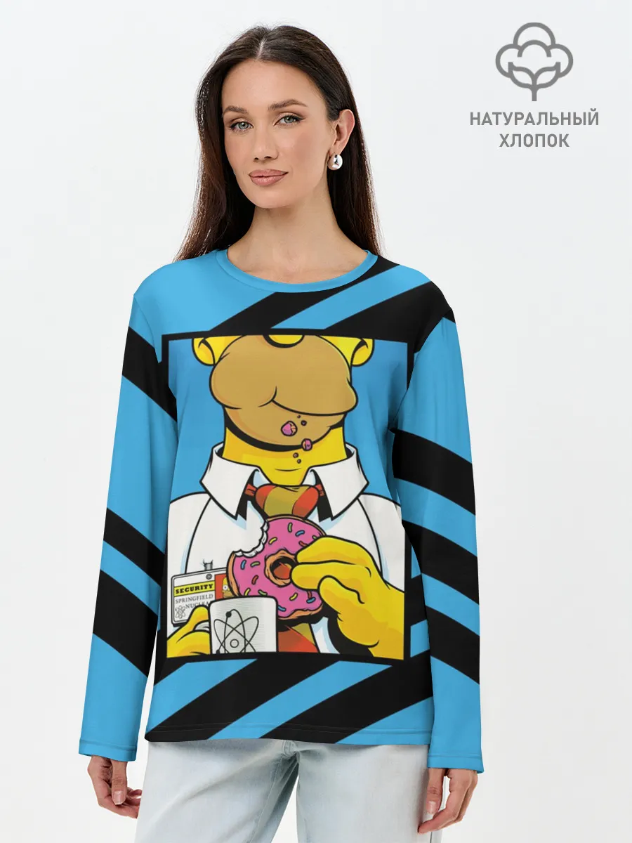 Лонгслив женский. Хлопок / Отличительные Черты
