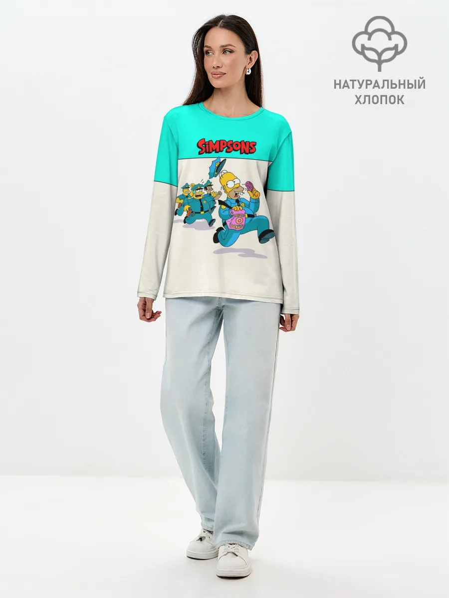 Лонгслив женский. Хлопок / Эпичная Погоня