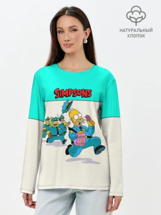 Лонгслив женский. Хлопок / Эпичная Погоня