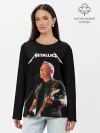 Лонгслив женский. Хлопок / Metallica