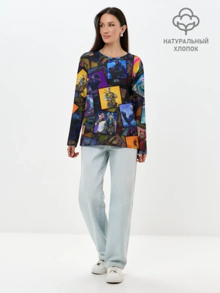 Лонгслив женский. Хлопок / FORTNITE | ФОРТНАЙТ